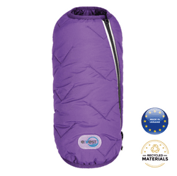 Sustainable Dog Jacket Vest (Color: Purple, size: s)