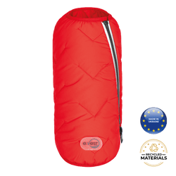 Sustainable Dog Jacket Vest (Color: Red, size: l)